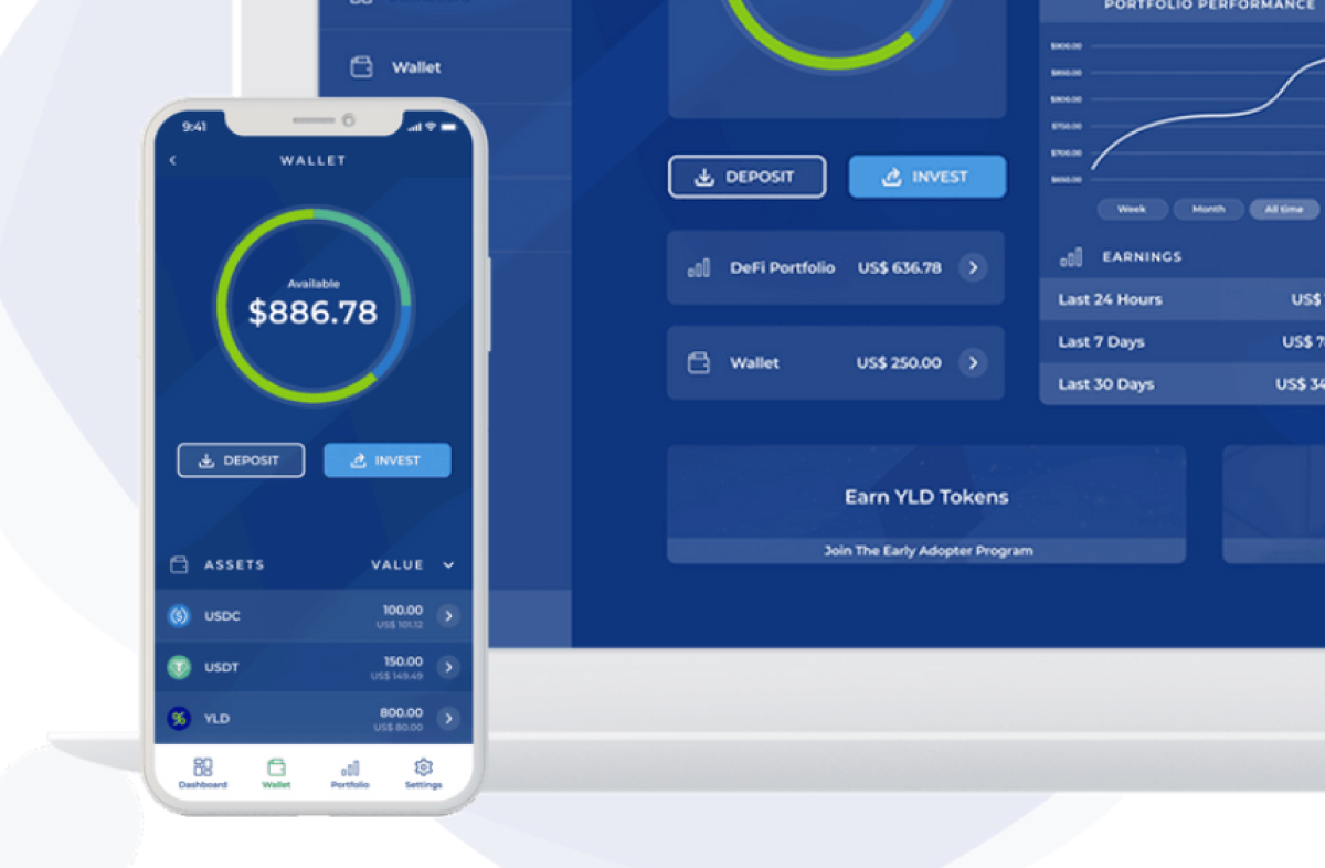 YieldFi DeFi yield aggregator interface