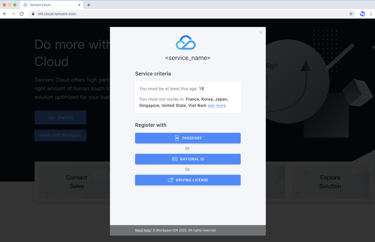 Blockpass On-Chain KYC 2.0 digital identity