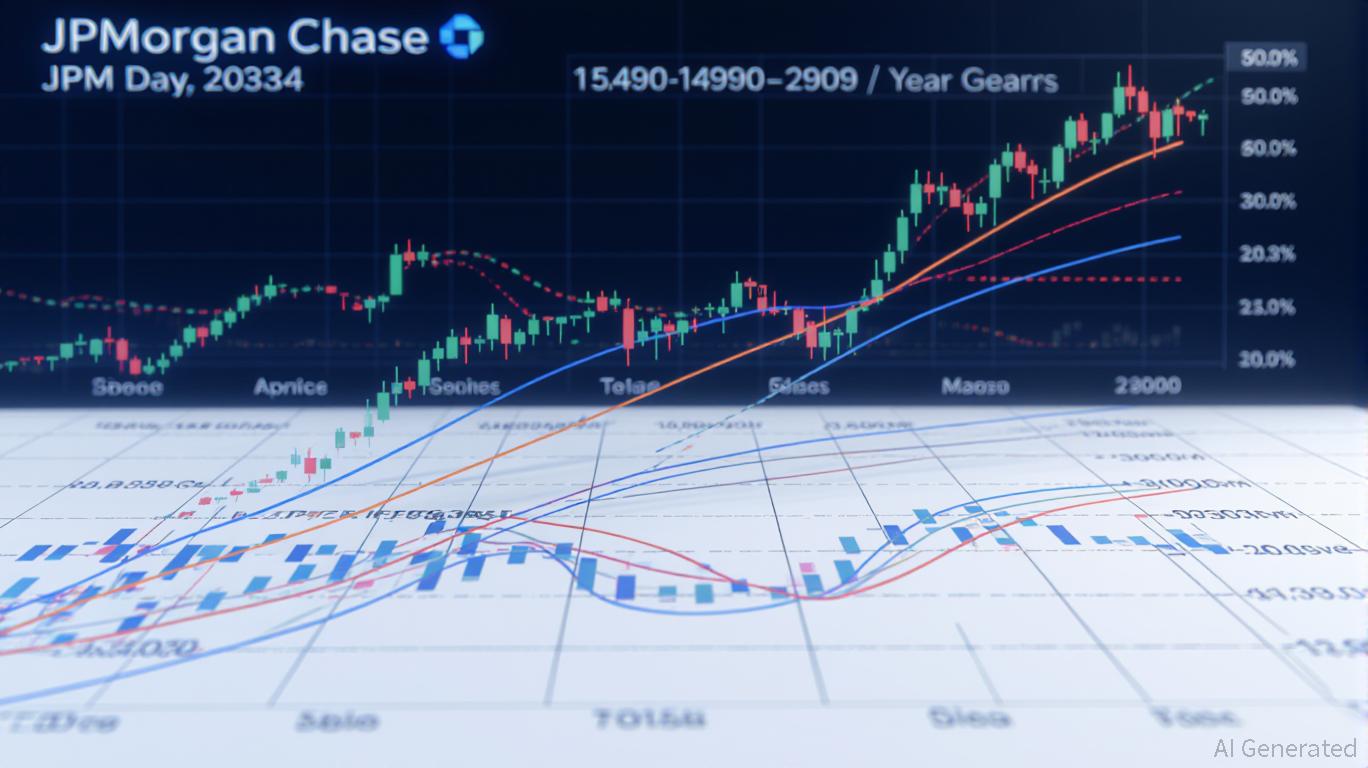 JPMorgan Chase logo stock chart