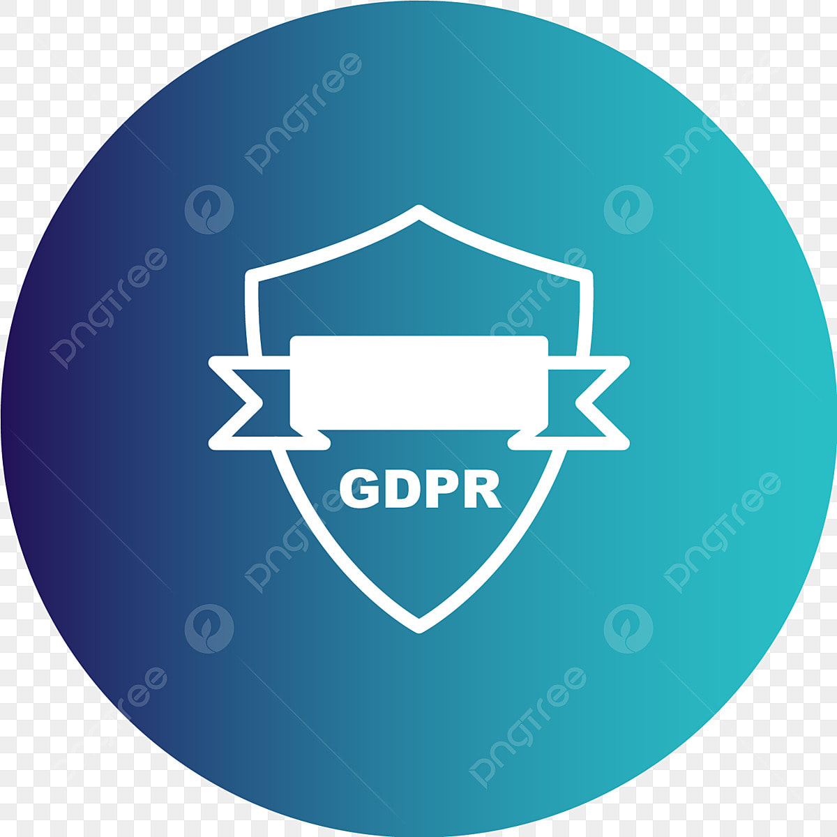 GDPR compliance shield icon