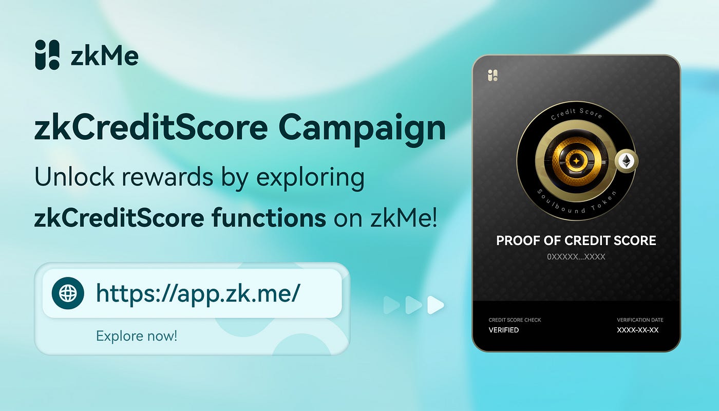 zkMe zkCreditScore DeFi integration