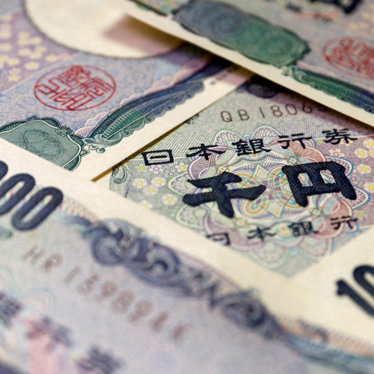 Japanese government bonds JGB stack