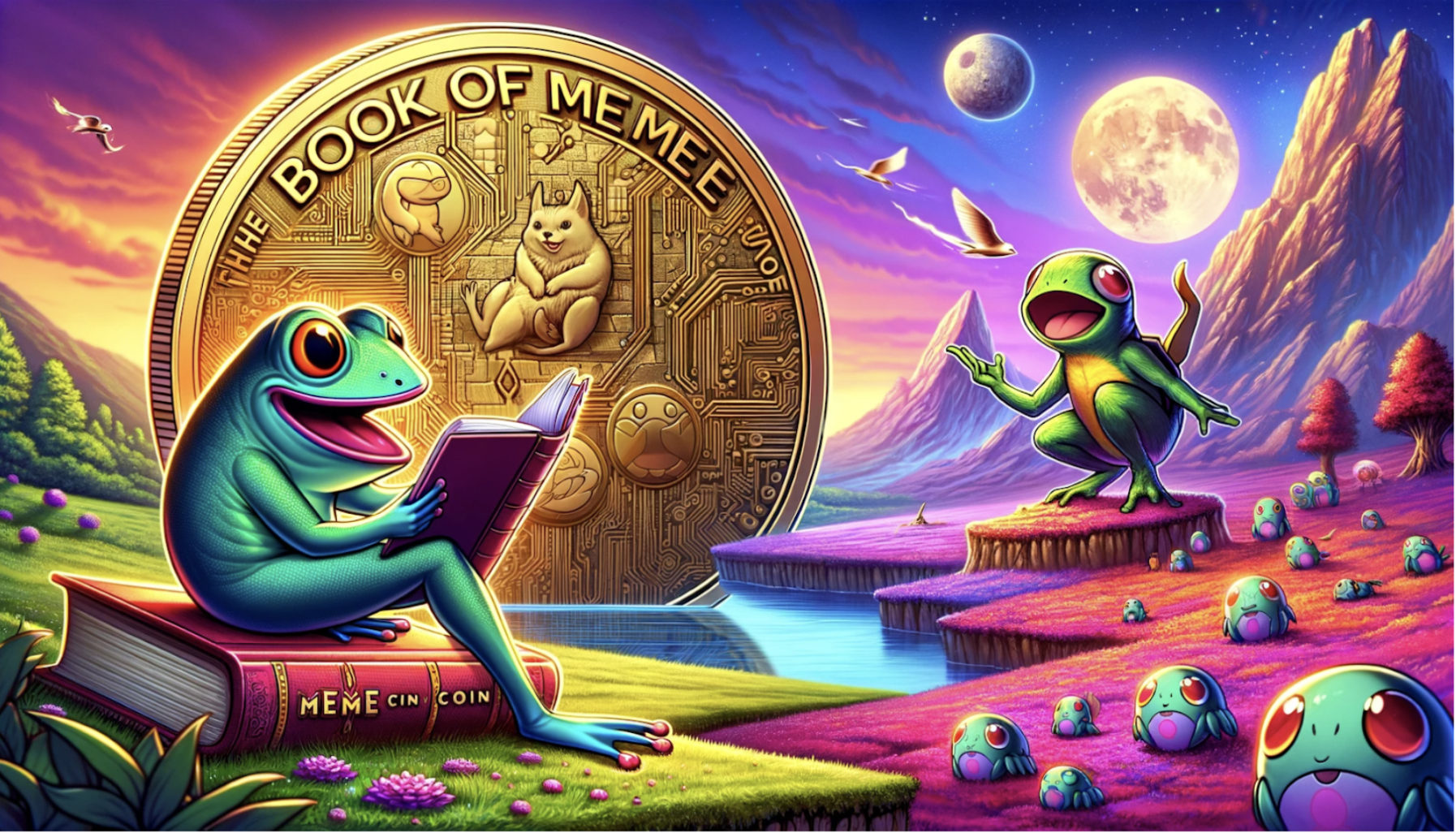 Book of Meme BOME Solana meme coin logo