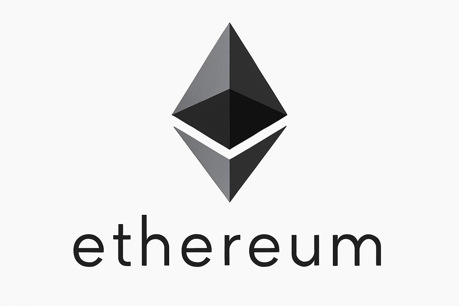 Ethereum ETH blockchain logo