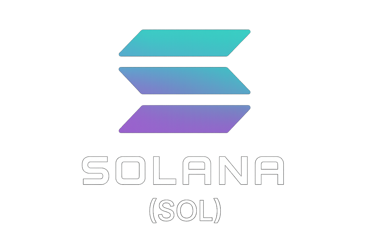 Solana SOL cryptocurrency logo