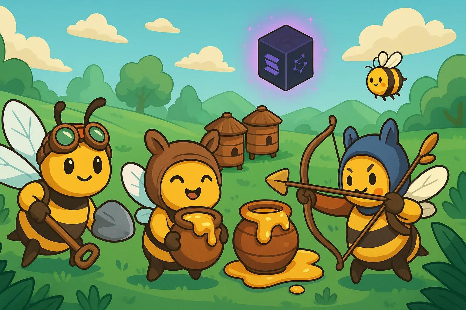 Honeyland Solana farming sim game image