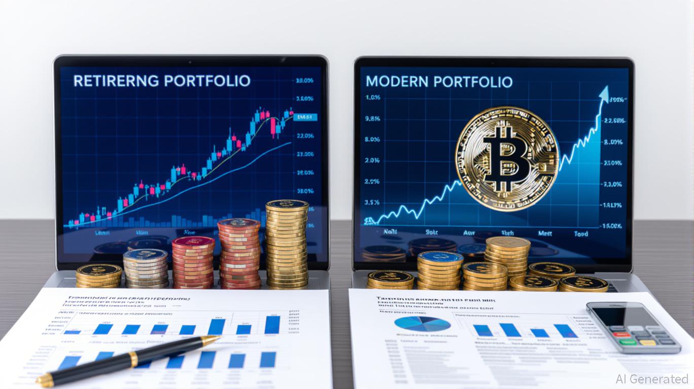 small percentage crypto allocation in retirement portfolio