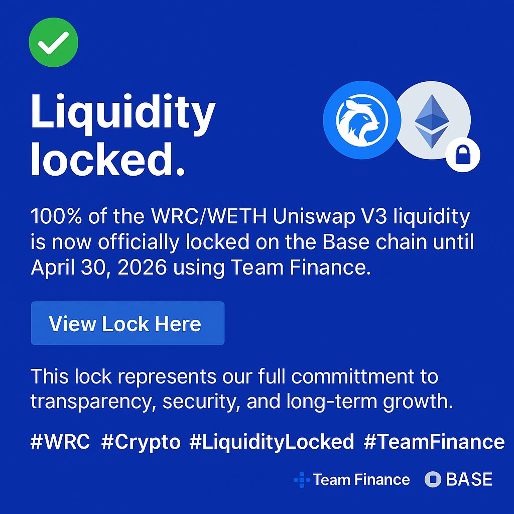 Team Finance liquidity lock Base chain