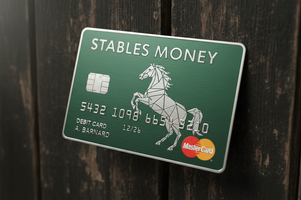 Stables Money Mastercard debit card