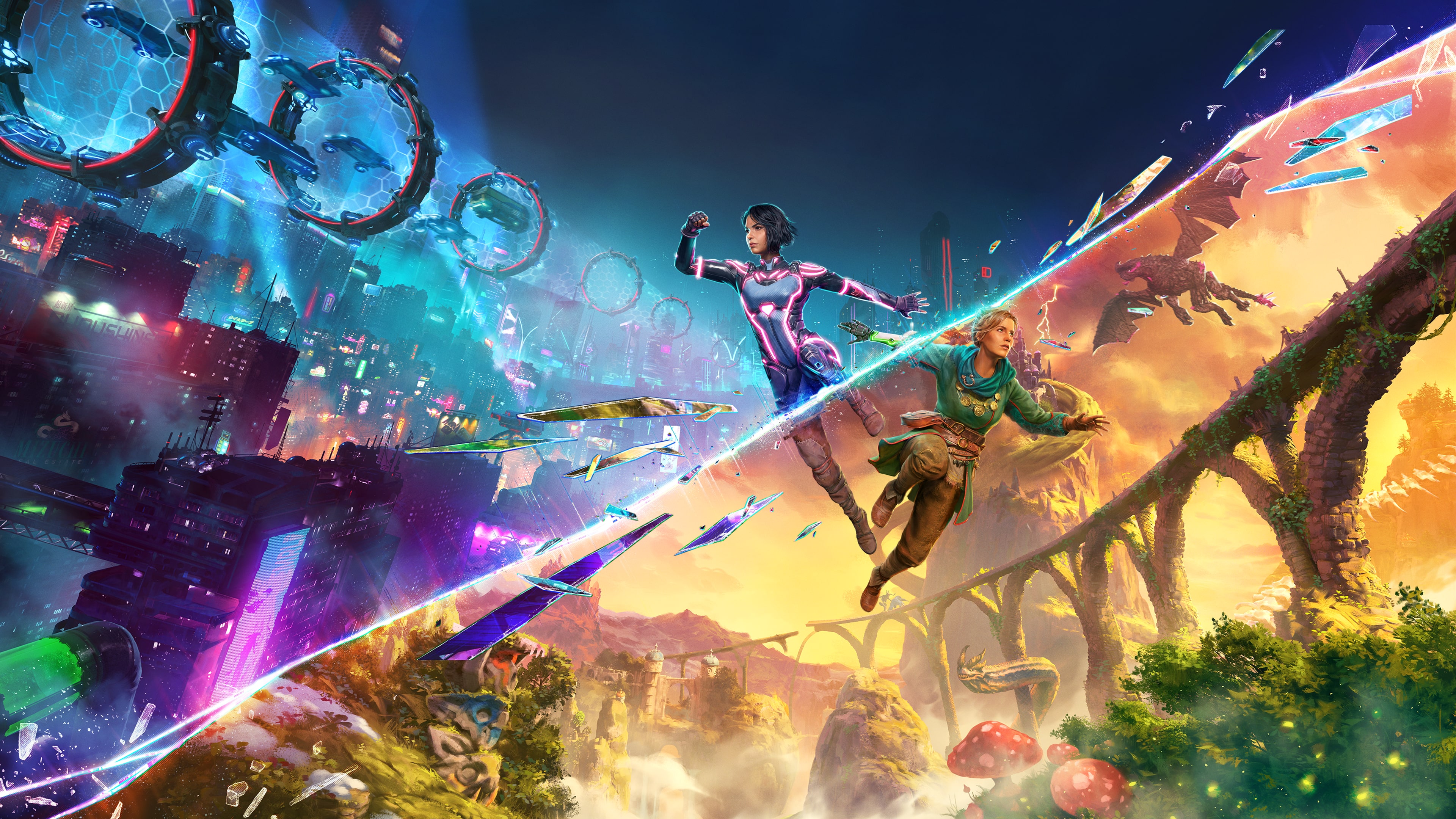 Split Fiction game art