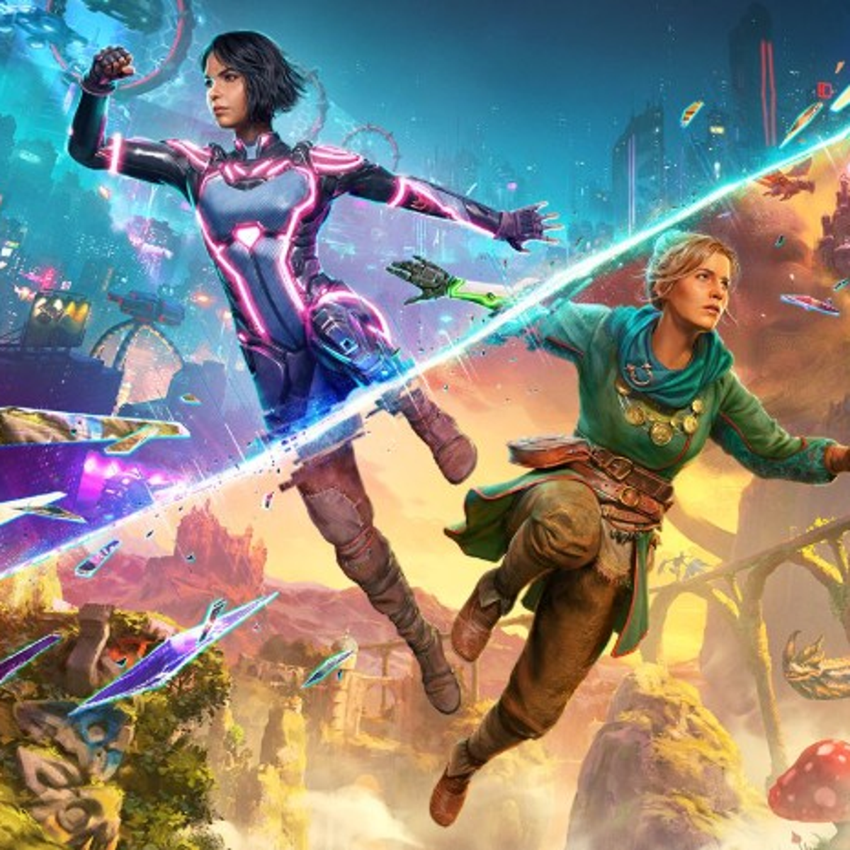 Split Fiction indie game cover art