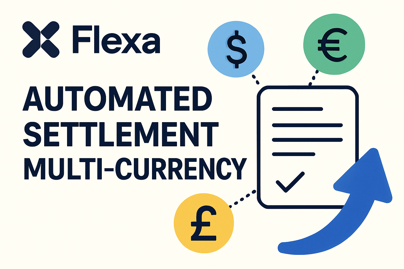 Flexa automated settlement multi-currency