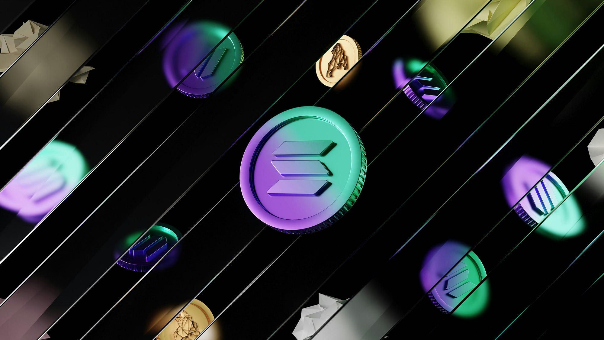 24/7 trading clock icon Solana blockchain