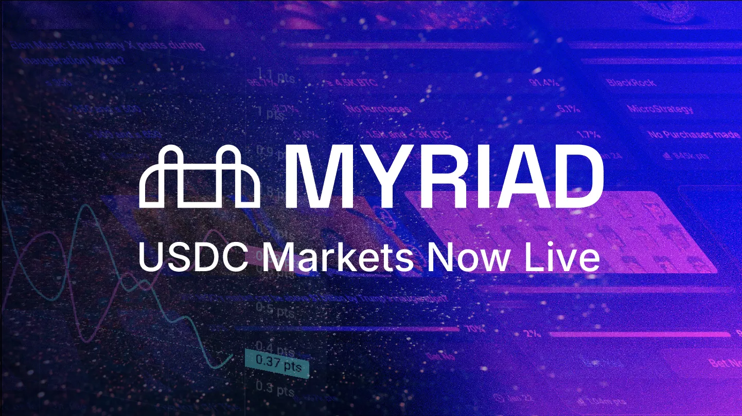 Myriad prediction market platform logo
