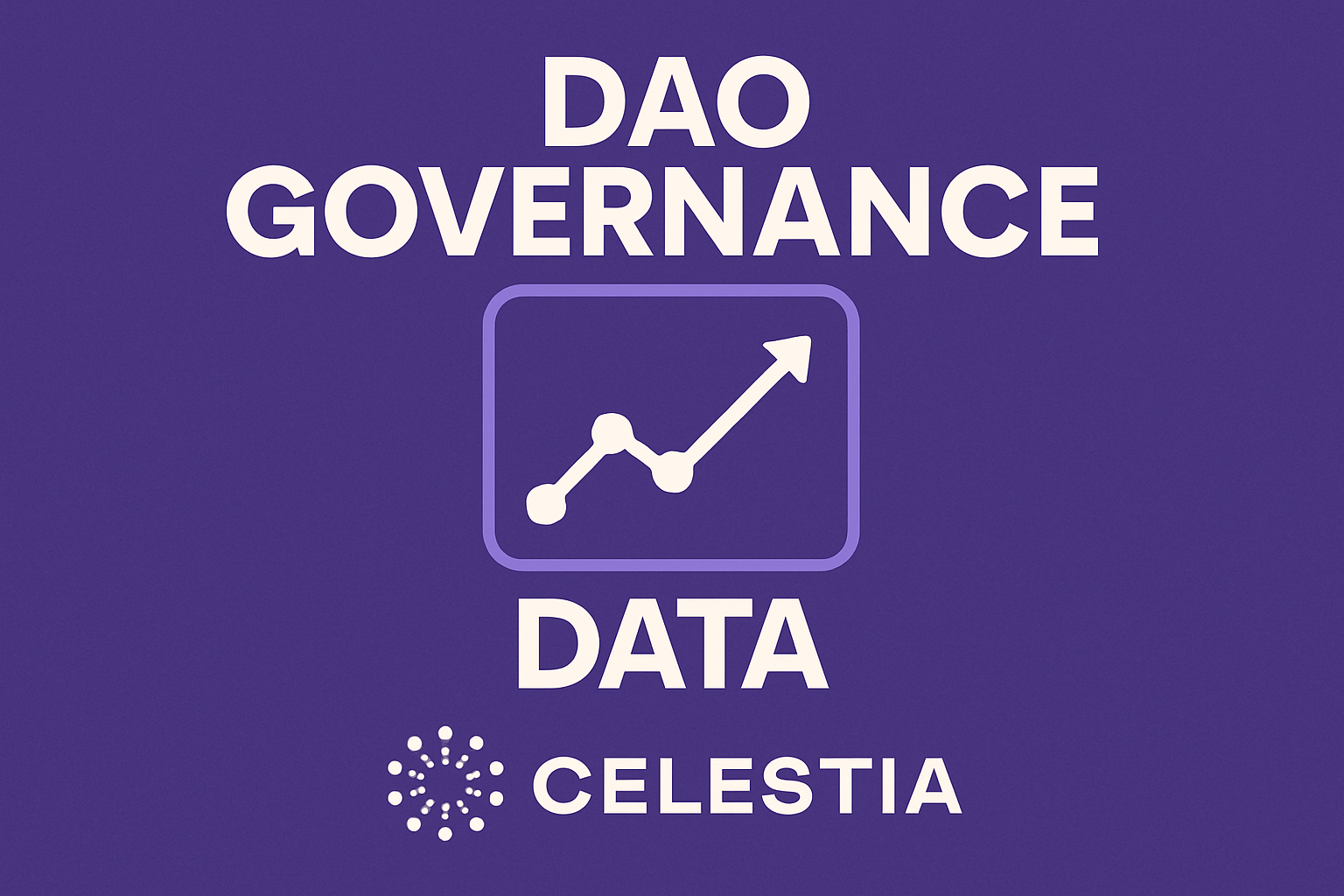 DAO governance data Baselight Walrus Celestia