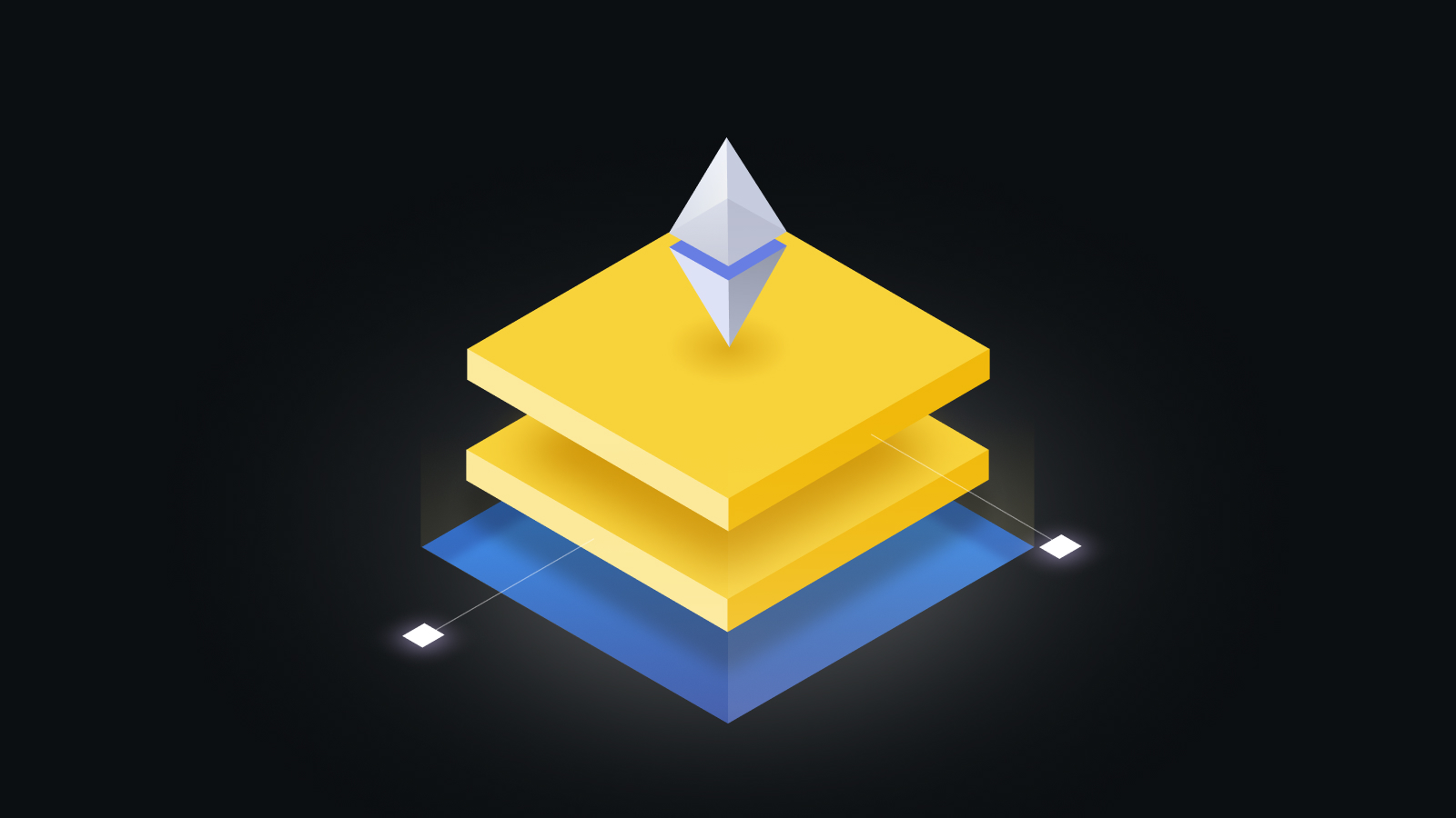 Base L2 blockchain Ethereum low fees icon