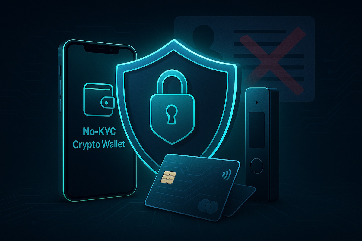 no KYC anonymous wallet login icon