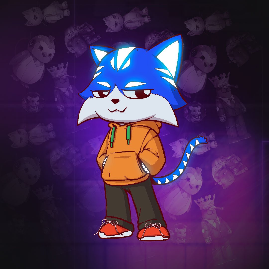 Toshi cat memecoin Base logo