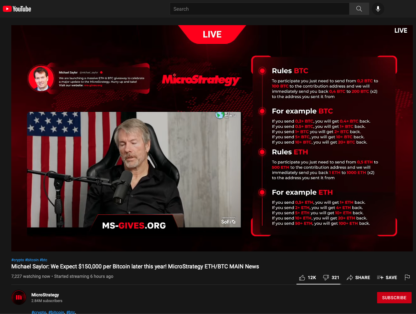 fake crypto website phishing