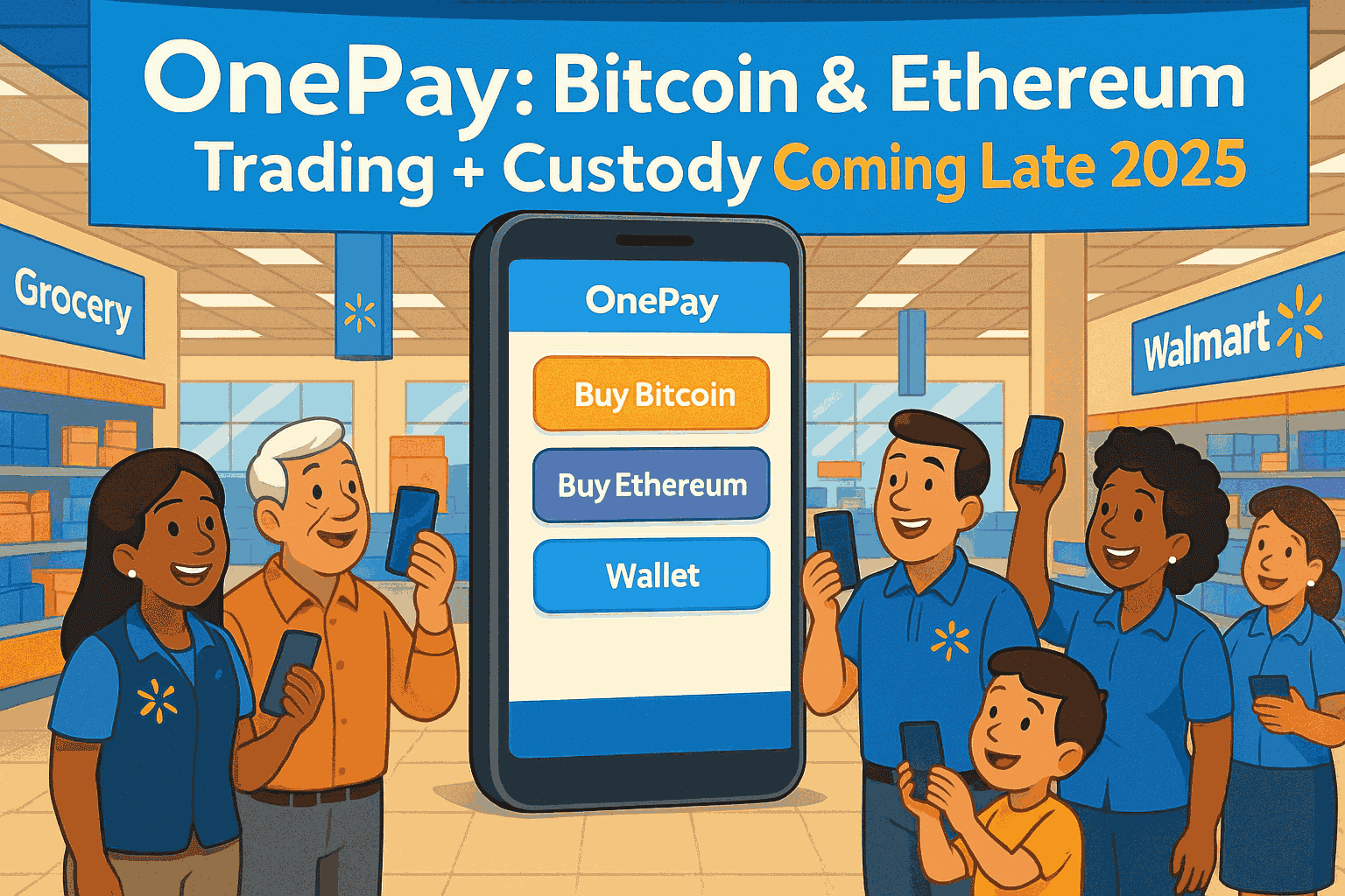 Using crypto for purchases at Walmart