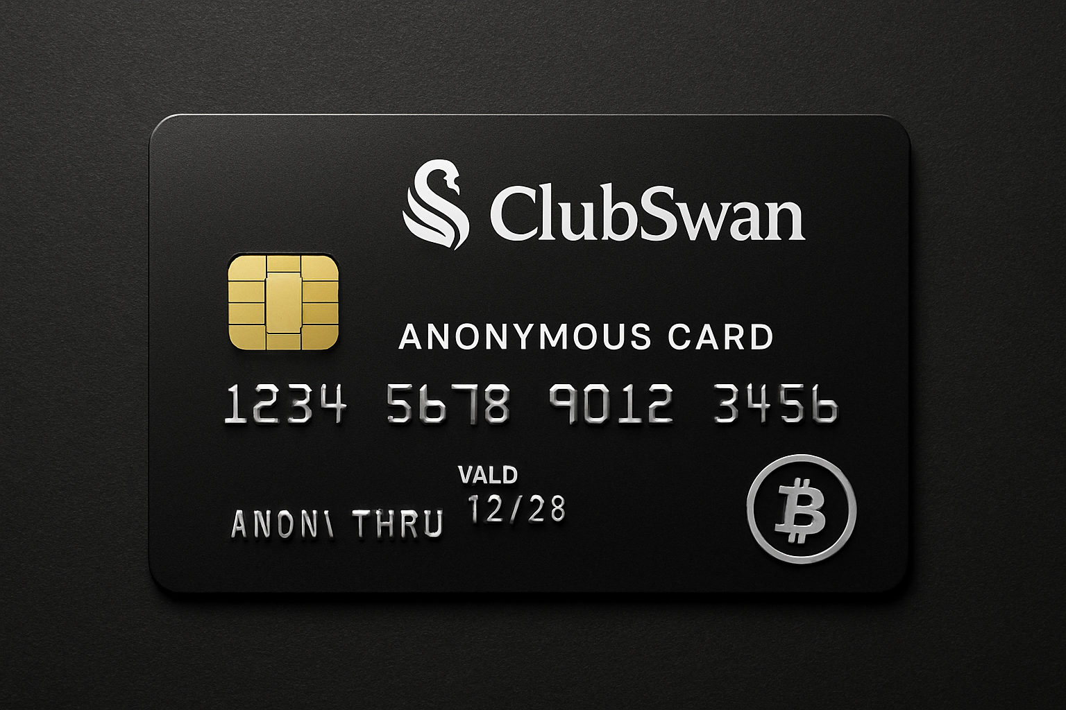 ClubSwan anonymous crypto card