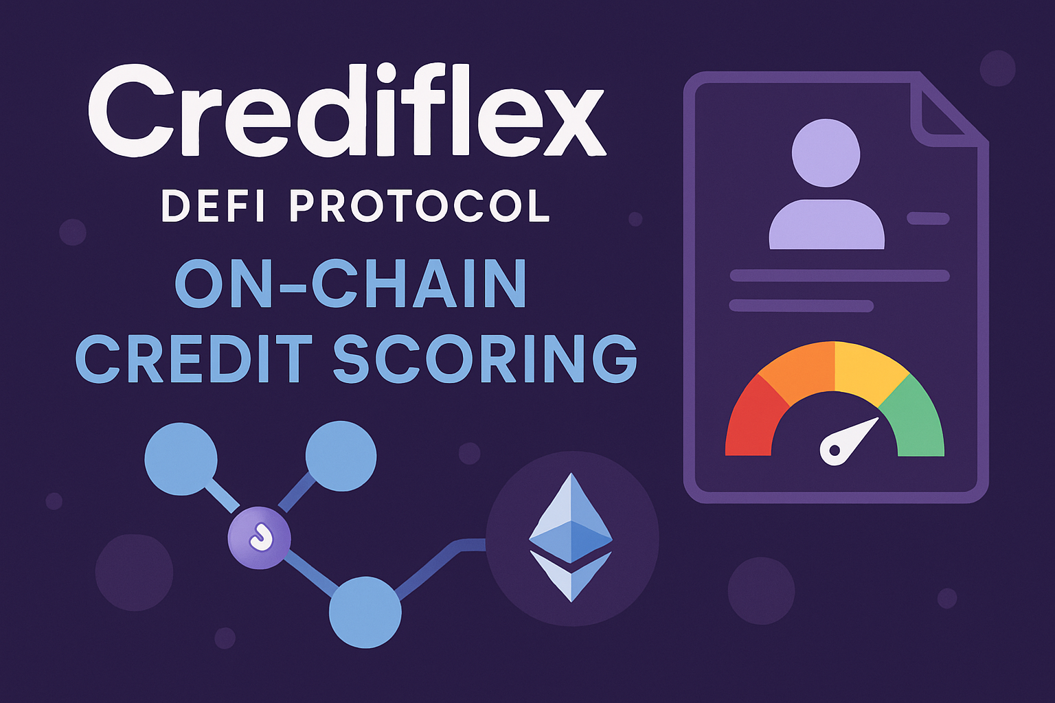 Crediflex DeFi protocol on-chain credit scoring