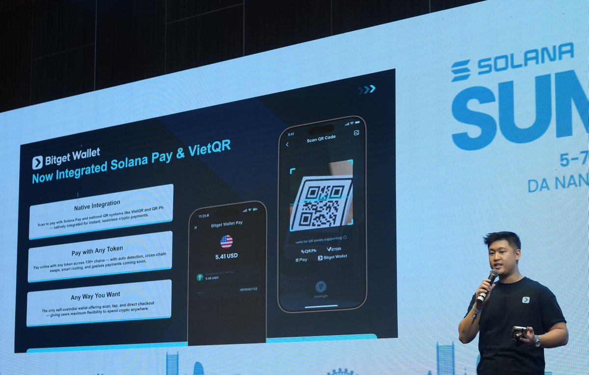 Bitget Wallet QR Solana Pay integration 2025