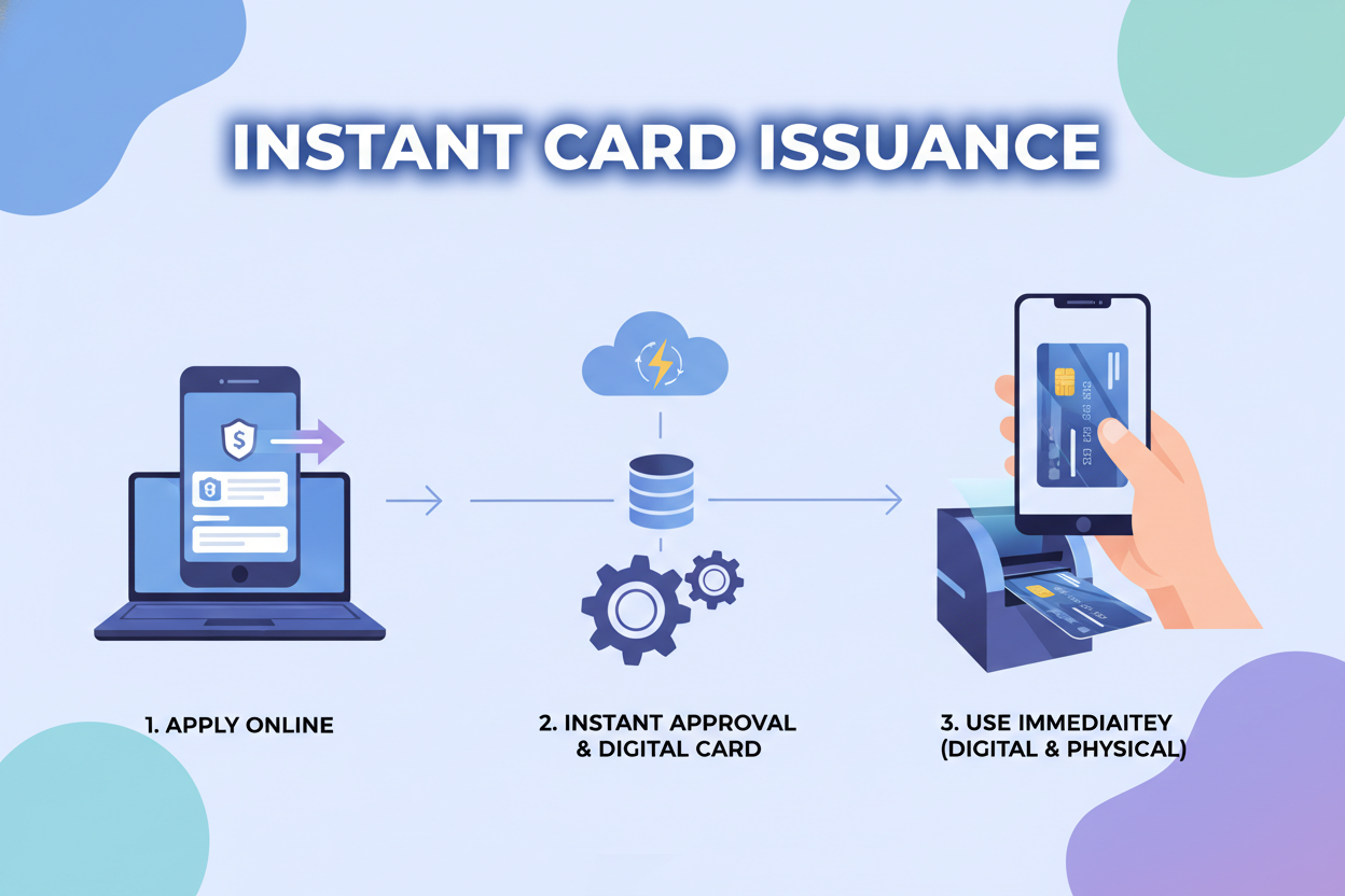 instant card issuance graphic