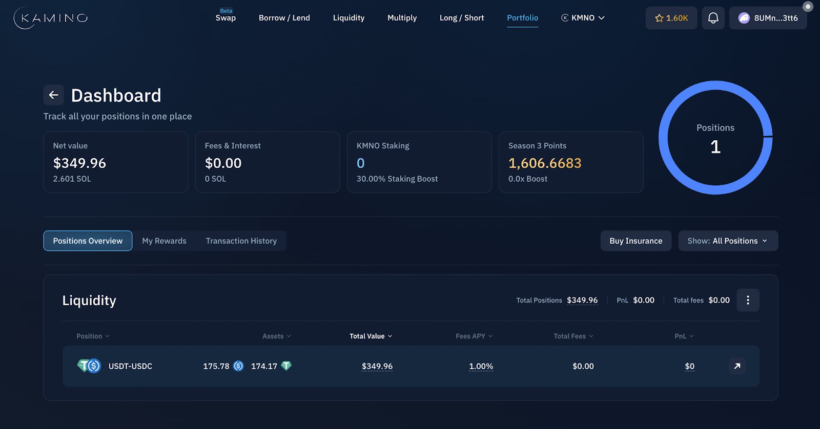 Kamino Finance lending platform liquidity