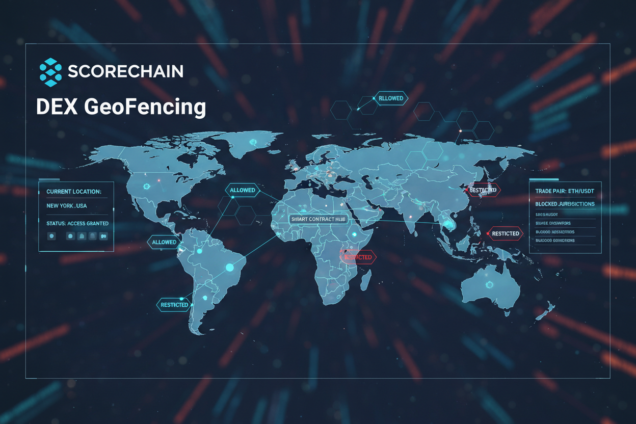 Scorechain DEX GeoFencing