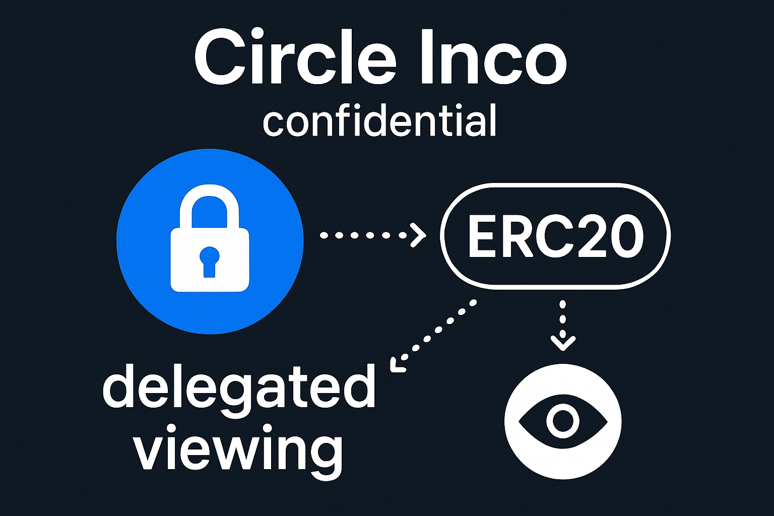 Circle Inco confidential ERC20 delegated viewing