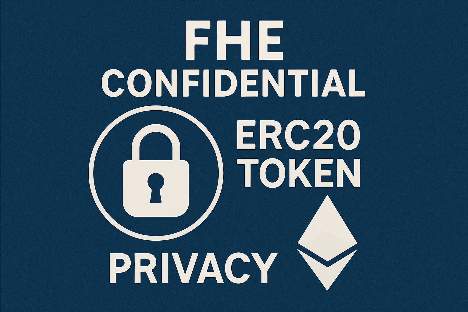 FHE confidential ERC20 token privacy Ethereum