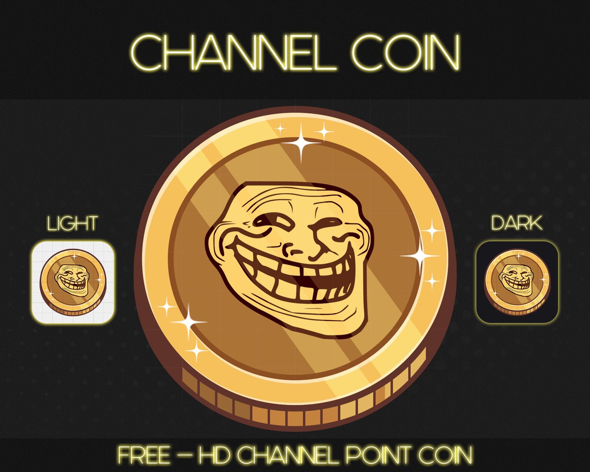 Troll Face Solana meme coin logo