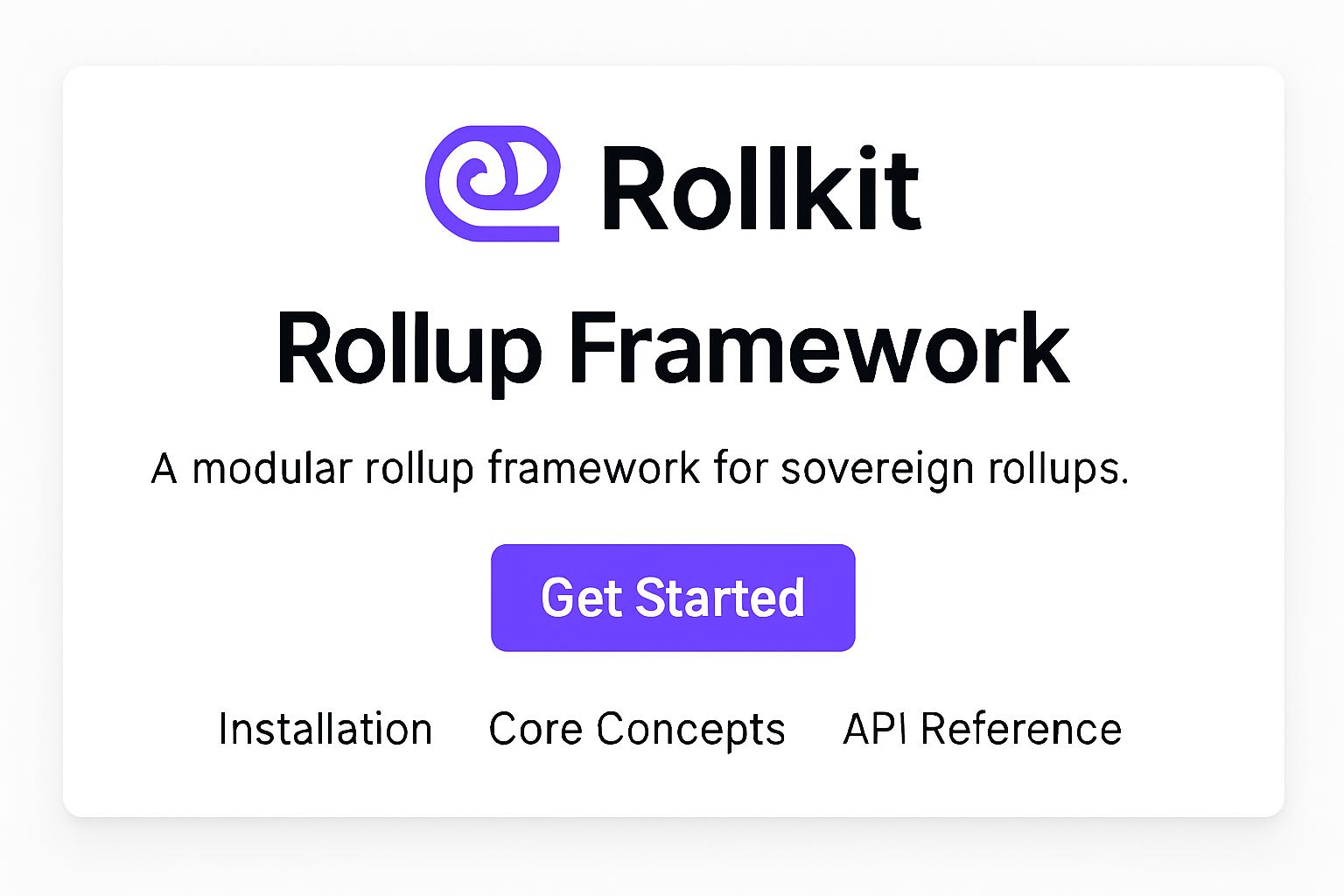 Rollkit rollup framework screenshot