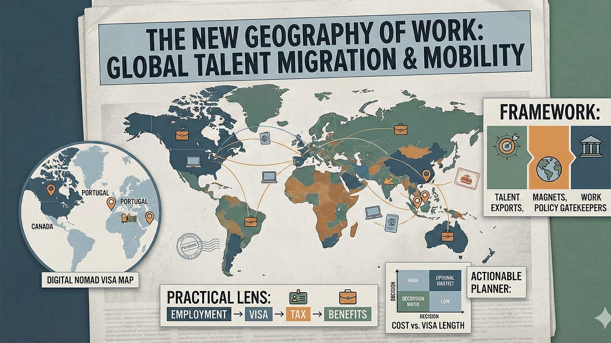 borderless world map digital nomad