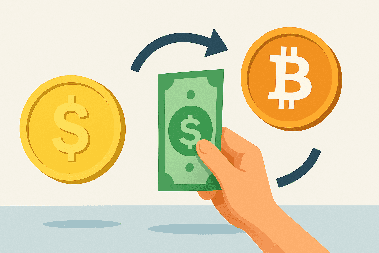 crypto to fiat conversion icon