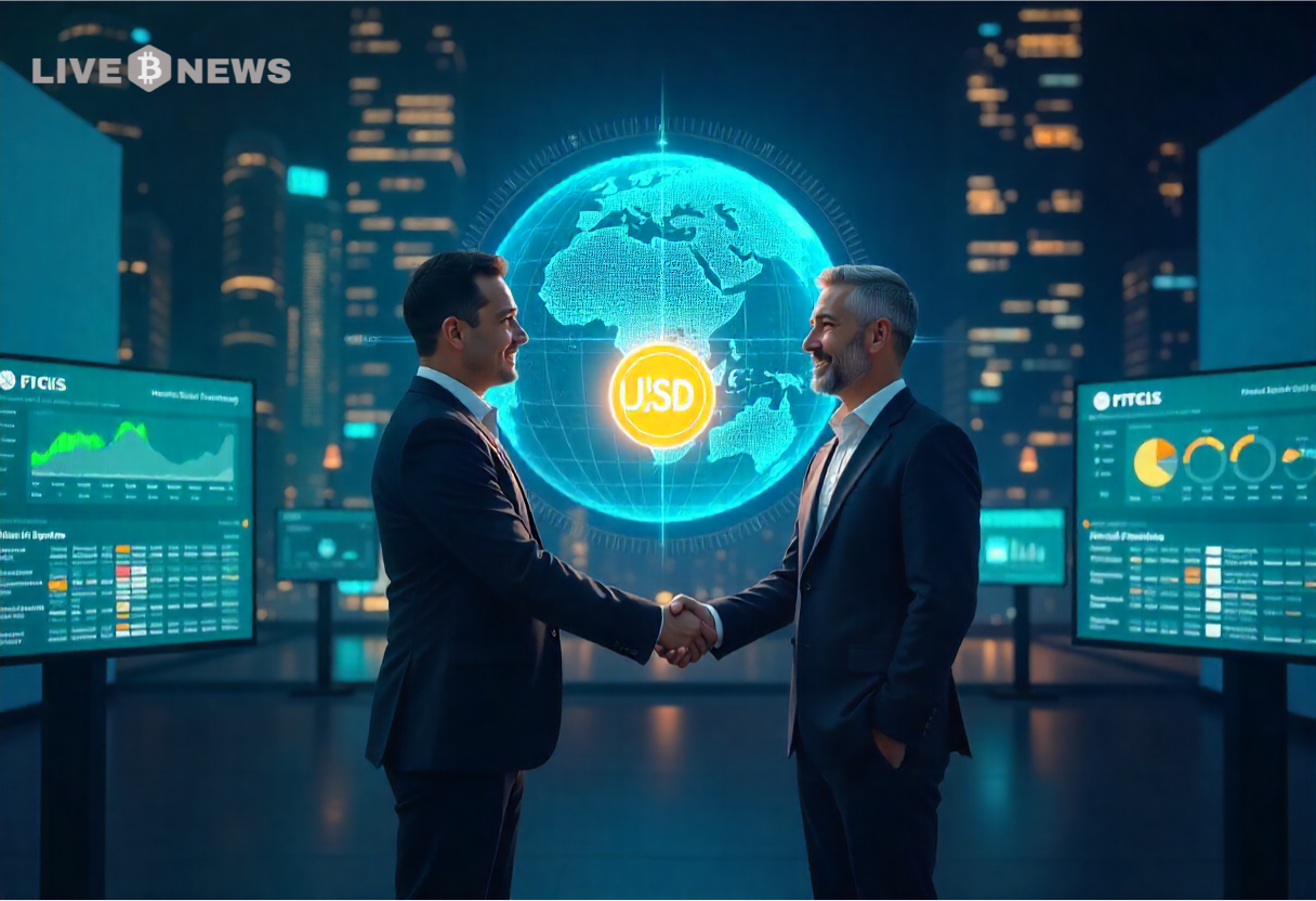 USDC stablecoin payment at U.S. bank