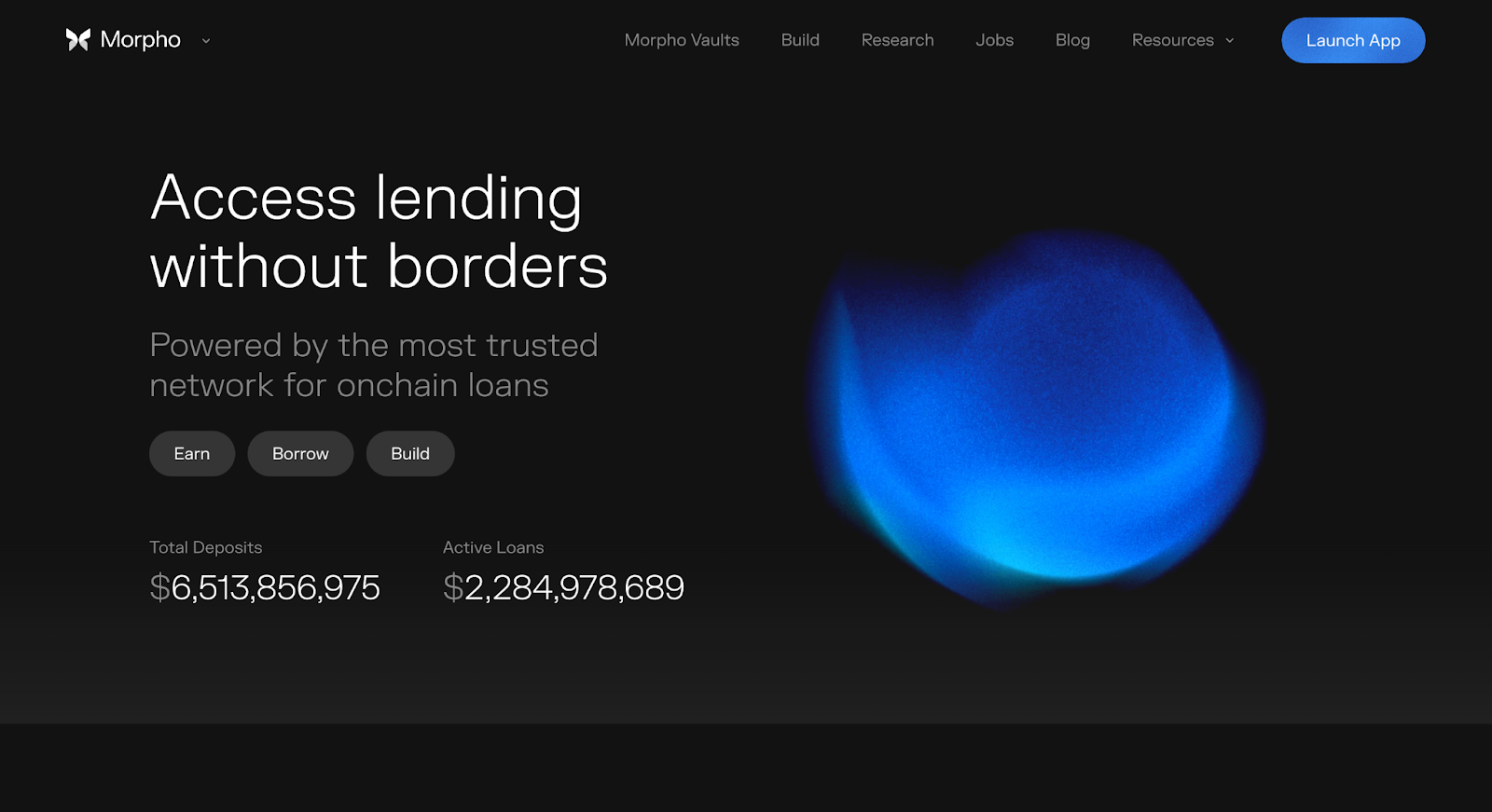 Morpho Aave USDC lending vault DeFi