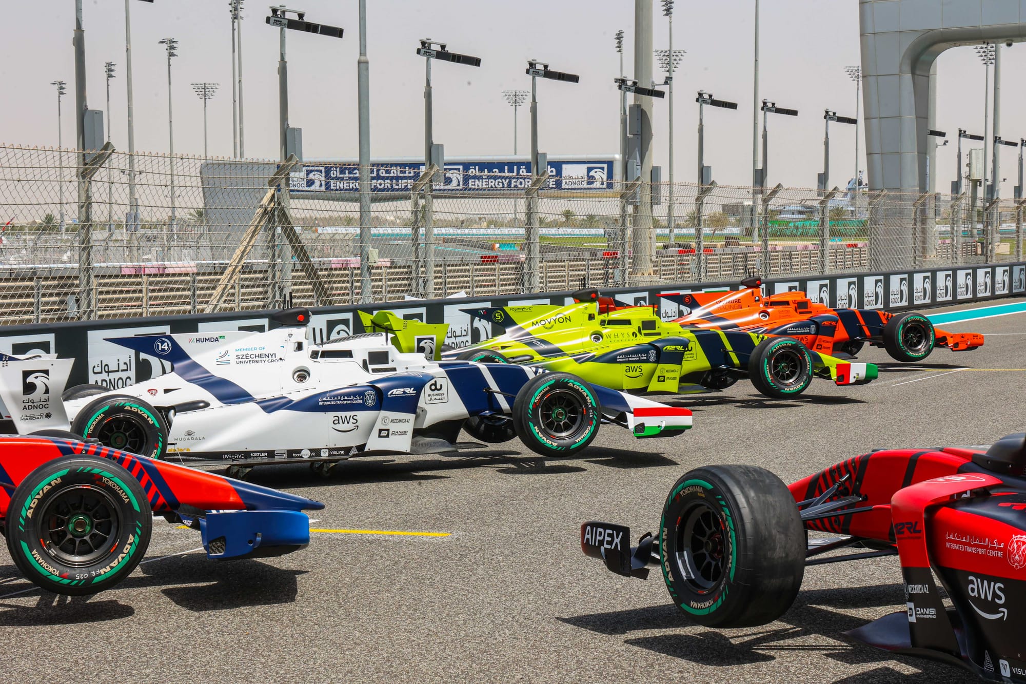 A2RL 2025 Polimove Yas Marina Circuit