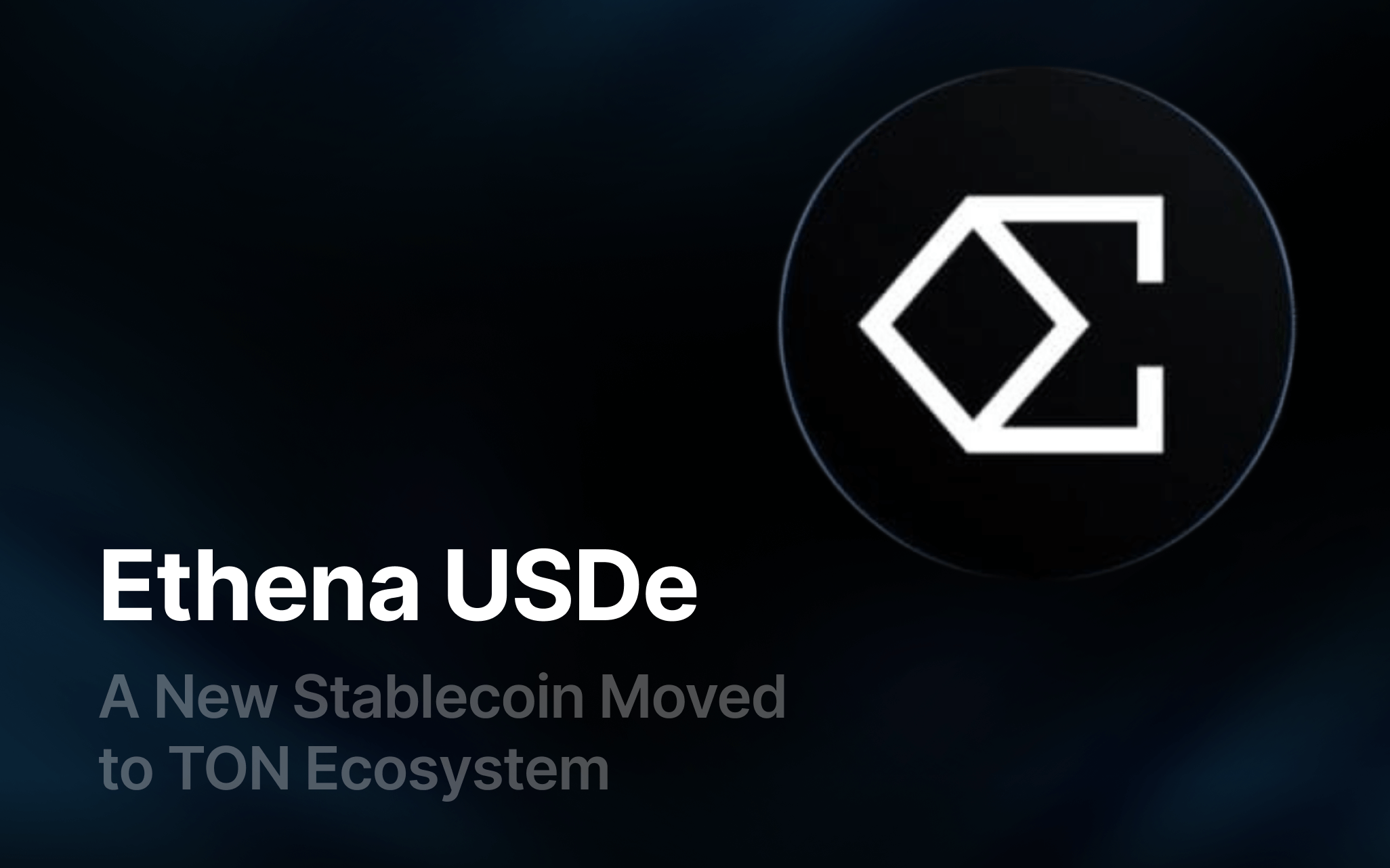 Ethena USDe stablecoin logo