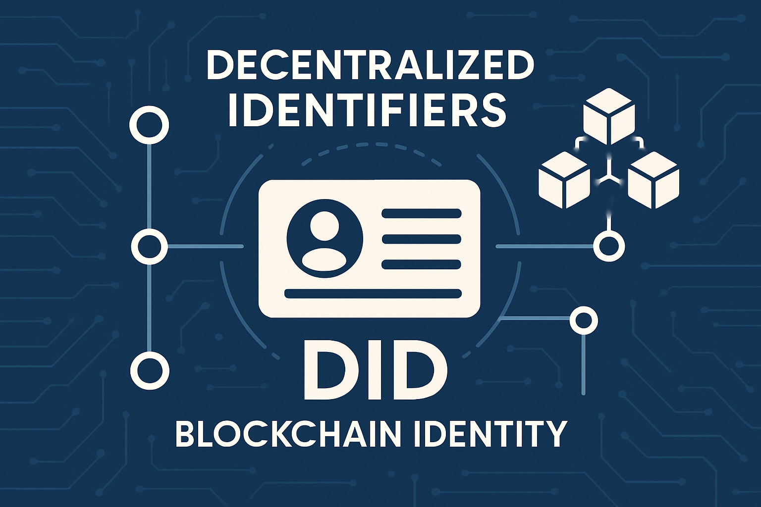 Decentralized Identifiers DID blockchain identity