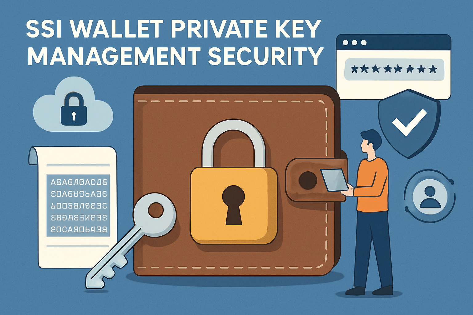 SSI wallet private key management security