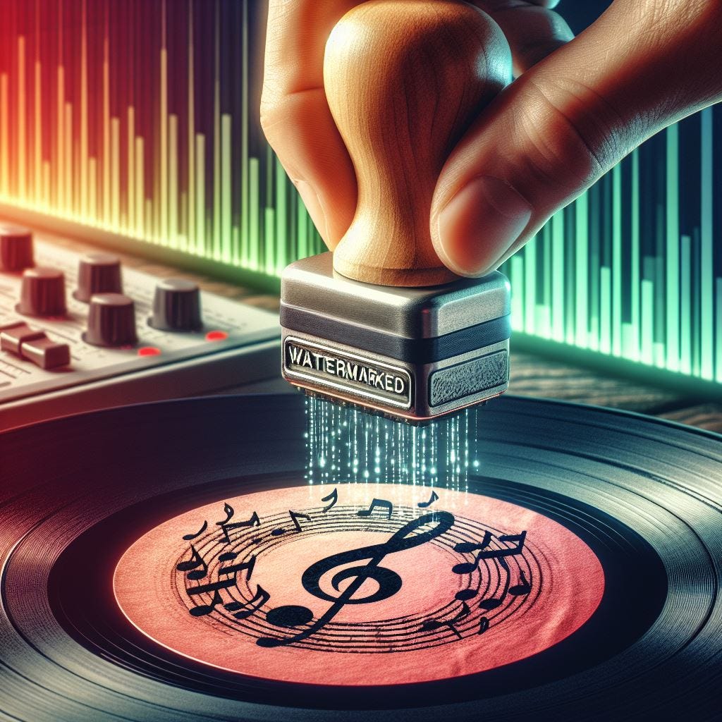 Meta AI audio watermark