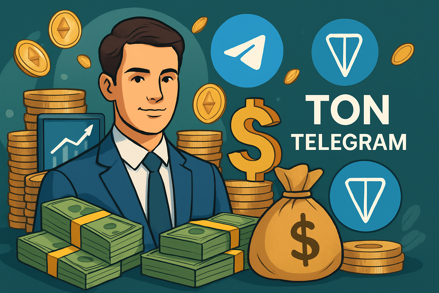 Affluent DeFi protocol TON Telegram