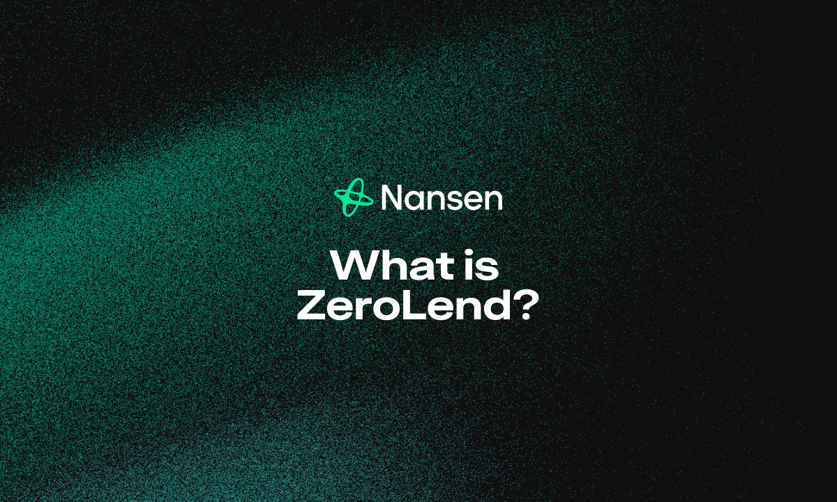 ZeroLend protocol TON lending dashboard