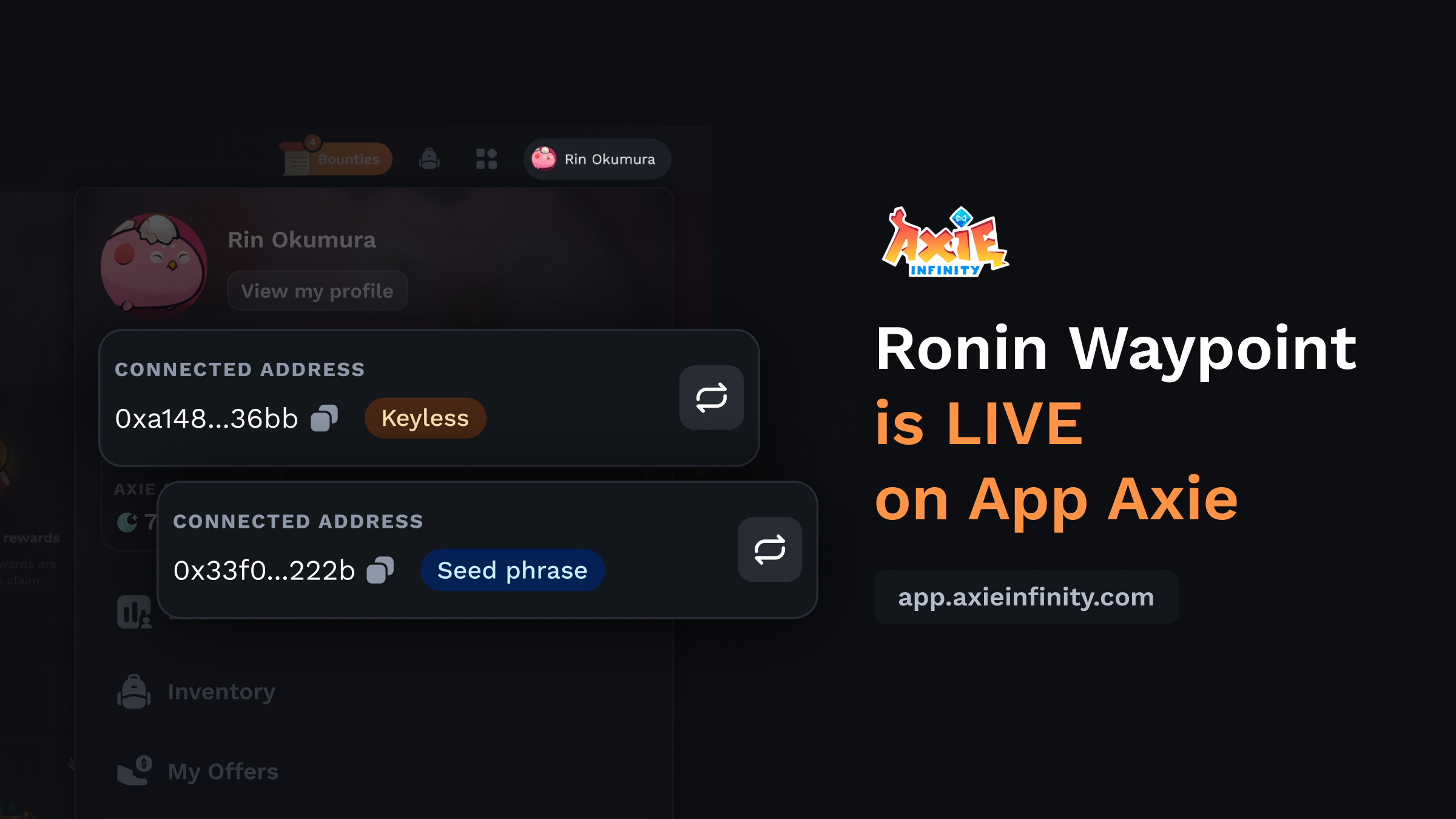 Ronin lower transaction fees gaming