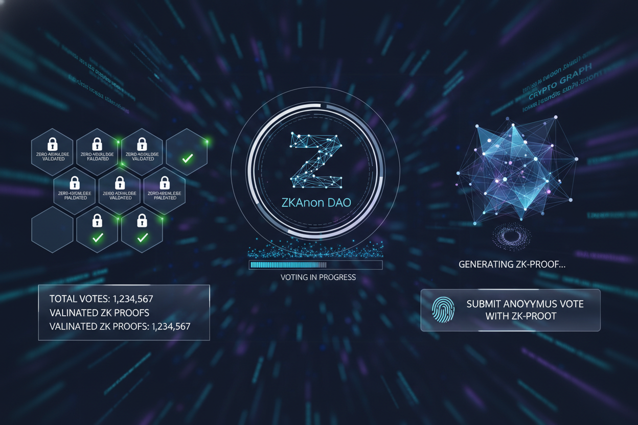 ZKAnon DAO voting ZK proof