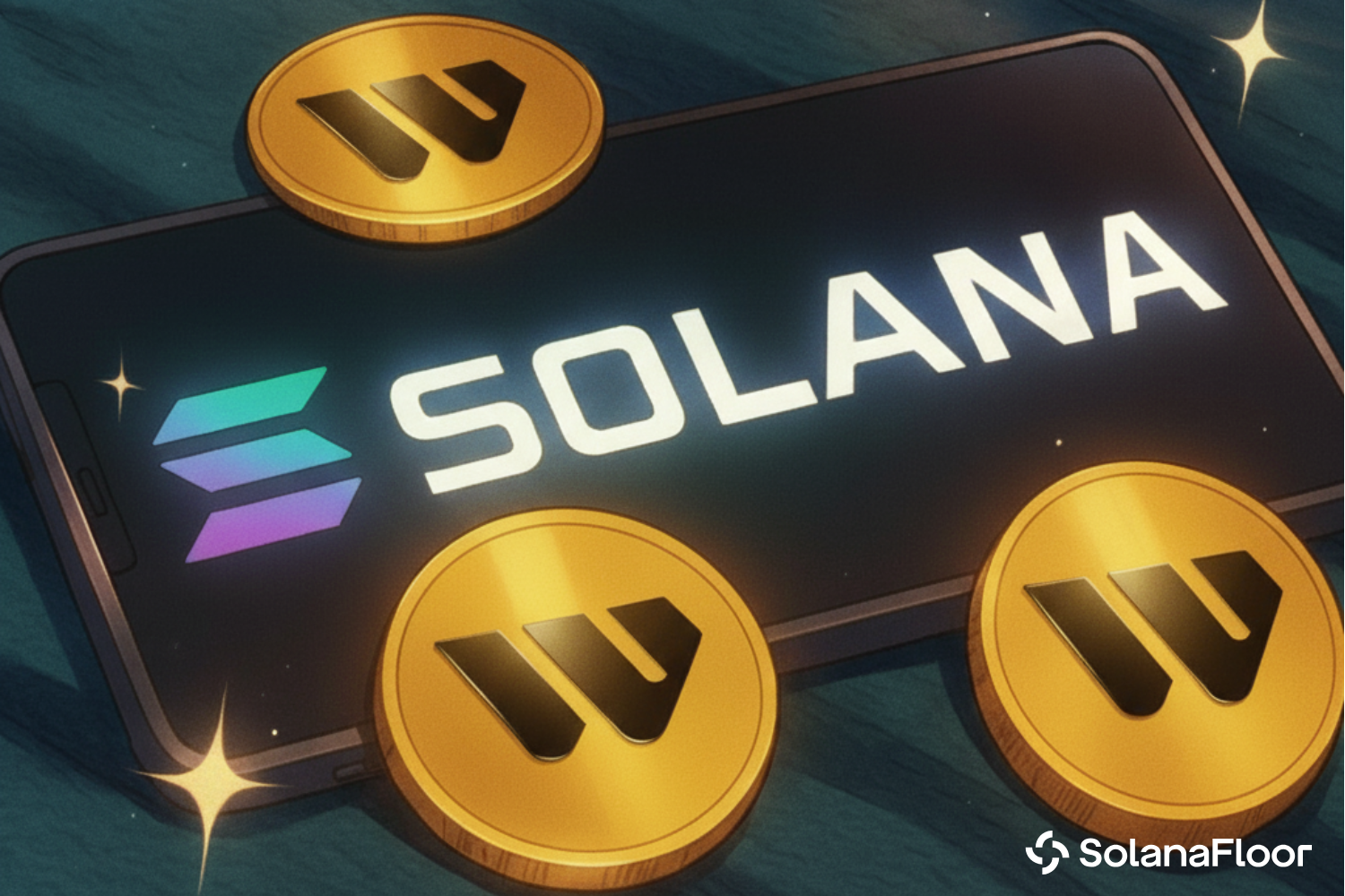 USDPT stablecoin received in Solana wallet app
