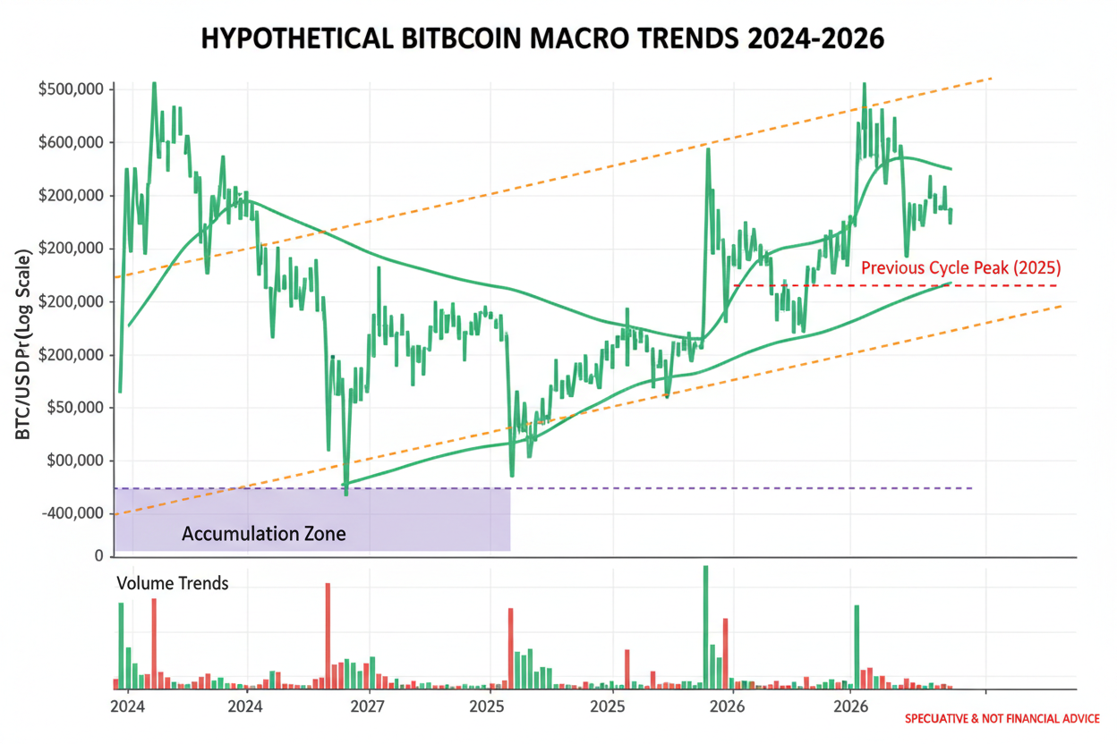 Bitcoin price chart macro trends 2026