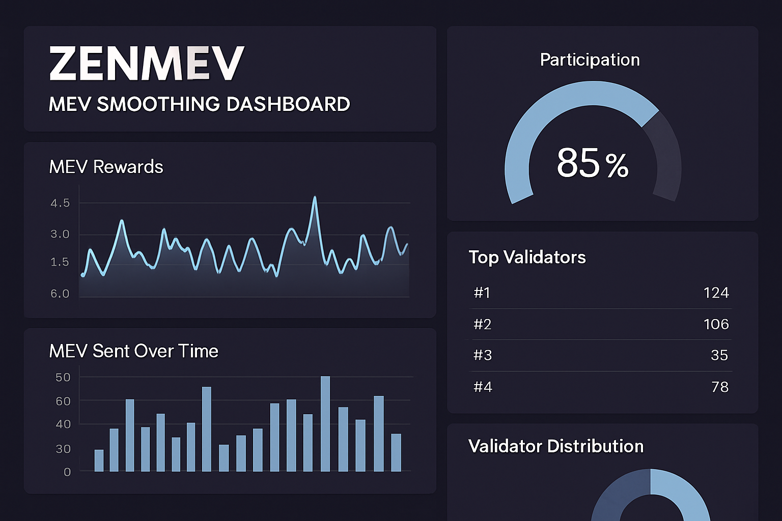 ZENMEV MEV smoothing dashboard
